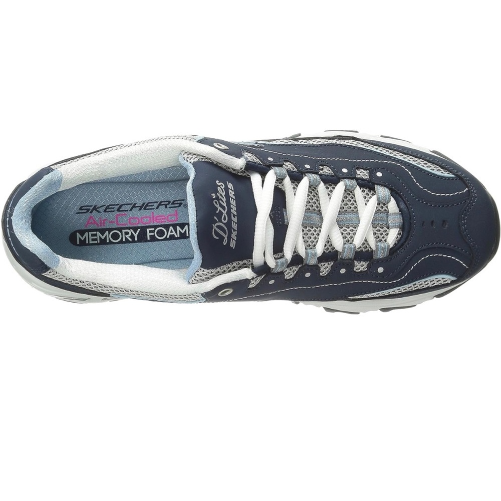 SKETCHERS D'lites - Life Saver in NAVY
outer_material:nubuck
Lace Up
Memory Foam - Picture 2 of 5